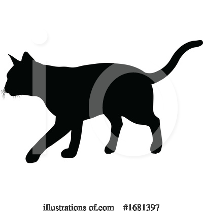 Royalty-Free (RF) Cat Clipart Illustration by AtStockIllustration - Stock Sample #1681397