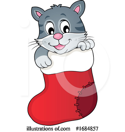 Royalty-Free (RF) Cat Clipart Illustration by visekart - Stock Sample #1684857