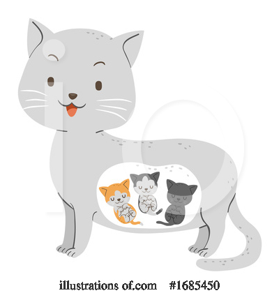 Royalty-Free (RF) Cat Clipart Illustration by BNP Design Studio - Stock Sample #1685450