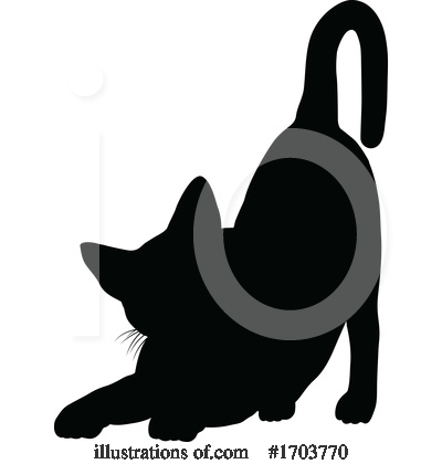 Royalty-Free (RF) Cat Clipart Illustration by AtStockIllustration - Stock Sample #1703770