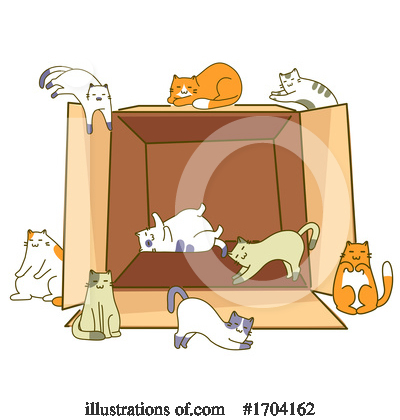 Royalty-Free (RF) Cat Clipart Illustration by BNP Design Studio - Stock Sample #1704162
