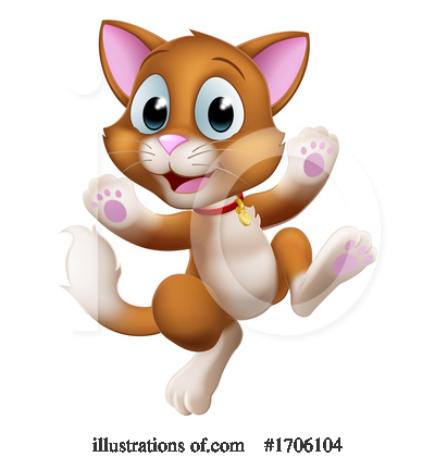 Royalty-Free (RF) Cat Clipart Illustration by AtStockIllustration - Stock Sample #1706104