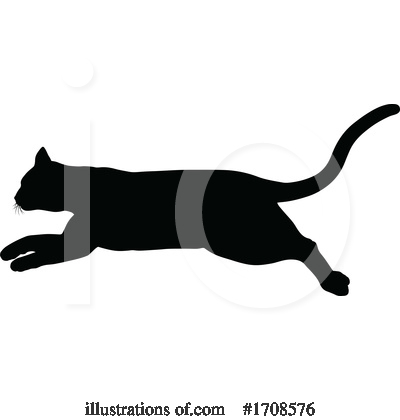 Royalty-Free (RF) Cat Clipart Illustration by AtStockIllustration - Stock Sample #1708576