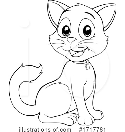 Royalty-Free (RF) Cat Clipart Illustration by AtStockIllustration - Stock Sample #1717781