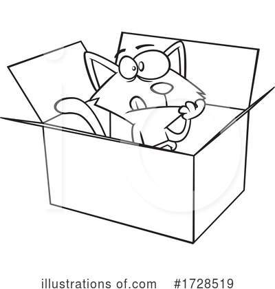 Royalty-Free (RF) Cat Clipart Illustration by toonaday - Stock Sample #1728519