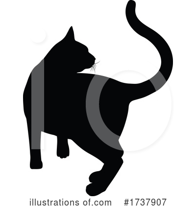 Royalty-Free (RF) Cat Clipart Illustration by AtStockIllustration - Stock Sample #1737907