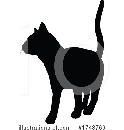 Royalty-Free (RF) Cat Clipart Illustration by AtStockIllustration - Stock Sample #1748769