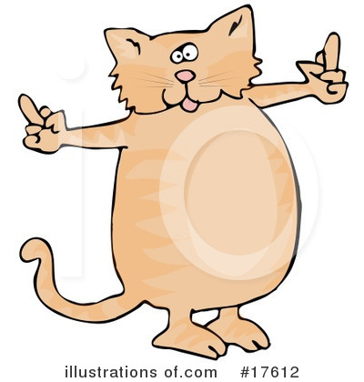 Royalty-Free (RF) Cat Clipart Illustration by djart - Stock Sample #17612