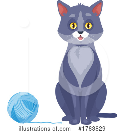 Royalty-Free (RF) Cat Clipart Illustration by Vector Tradition SM - Stock Sample #1783829