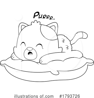 Royalty-Free (RF) Cat Clipart Illustration by Hit Toon - Stock Sample #1793726