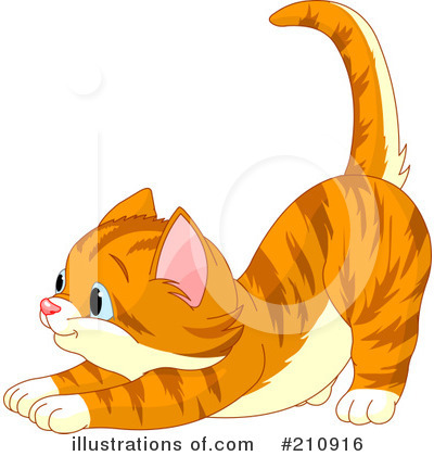 Royalty-Free (RF) Cat Clipart Illustration by Pushkin - Stock Sample #210916