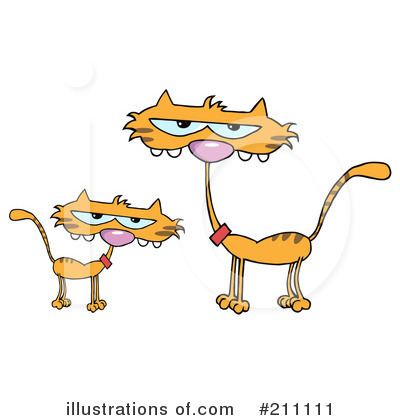Royalty-Free (RF) Cat Clipart Illustration by Hit Toon - Stock Sample #211111