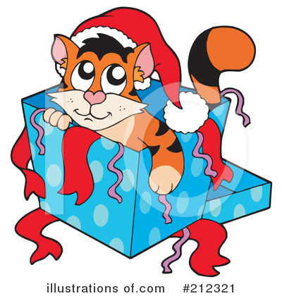Royalty-Free (RF) Cat Clipart Illustration by visekart - Stock Sample #212321
