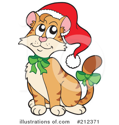 Royalty-Free (RF) Cat Clipart Illustration by visekart - Stock Sample #212371