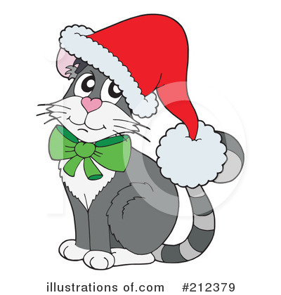 Royalty-Free (RF) Cat Clipart Illustration by visekart - Stock Sample #212379
