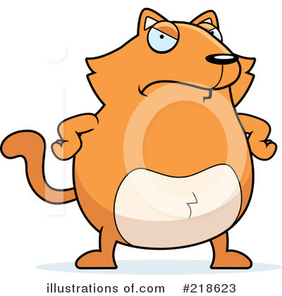 Royalty-Free (RF) Cat Clipart Illustration by Cory Thoman - Stock Sample #218623