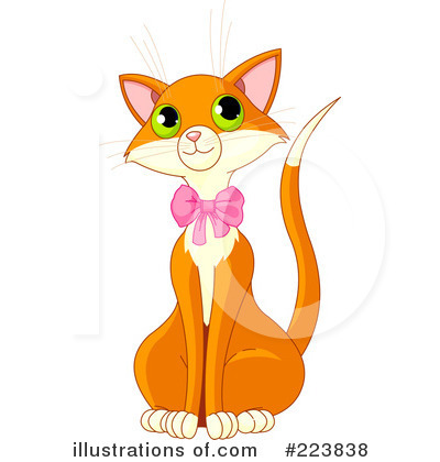 Royalty-Free (RF) Cat Clipart Illustration by Pushkin - Stock Sample #223838