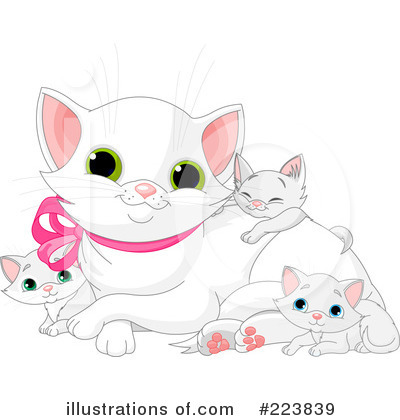 Royalty-Free (RF) Cat Clipart Illustration by Pushkin - Stock Sample #223839