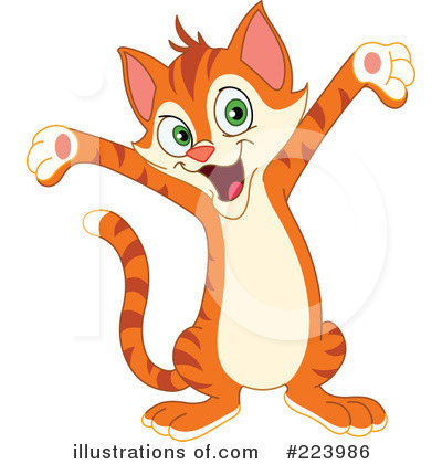 Royalty-Free (RF) Cat Clipart Illustration by yayayoyo - Stock Sample #223986