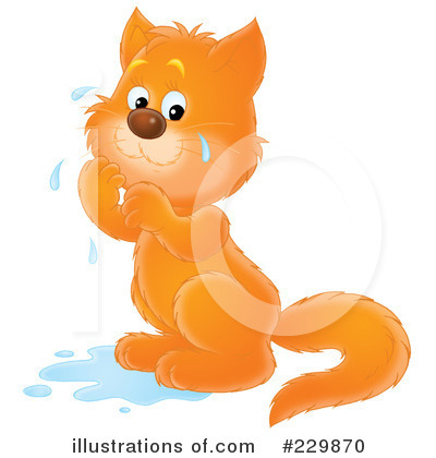 Royalty-Free (RF) Cat Clipart Illustration by Alex Bannykh - Stock Sample #229870