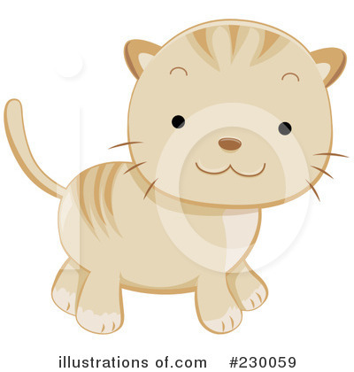 Royalty-Free (RF) Cat Clipart Illustration by BNP Design Studio - Stock Sample #230059
