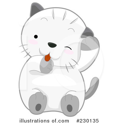 Royalty-Free (RF) Cat Clipart Illustration by BNP Design Studio - Stock Sample #230135