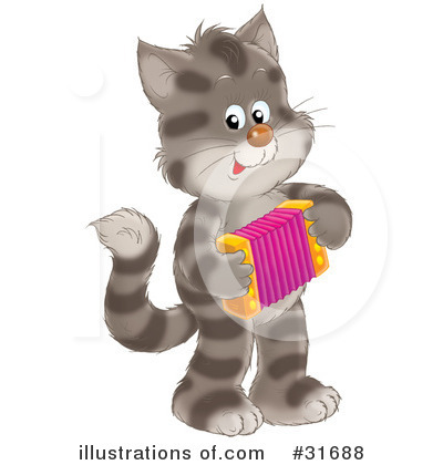 Royalty-Free (RF) Cat Clipart Illustration by Alex Bannykh - Stock Sample #31688