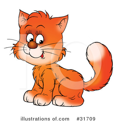 Royalty-Free (RF) Cat Clipart Illustration by Alex Bannykh - Stock Sample #31709