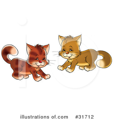 Royalty-Free (RF) Cat Clipart Illustration by Alex Bannykh - Stock Sample #31712