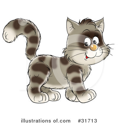 Royalty-Free (RF) Cat Clipart Illustration by Alex Bannykh - Stock Sample #31713