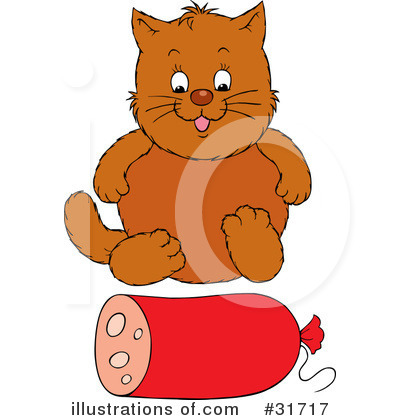 Royalty-Free (RF) Cat Clipart Illustration by Alex Bannykh - Stock Sample #31717