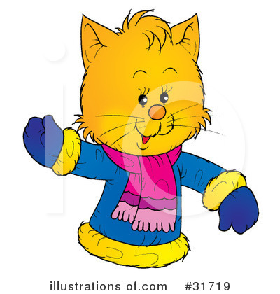 Royalty-Free (RF) Cat Clipart Illustration by Alex Bannykh - Stock Sample #31719