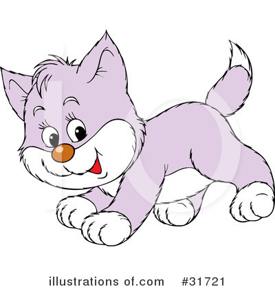 Royalty-Free (RF) Cat Clipart Illustration by Alex Bannykh - Stock Sample #31721