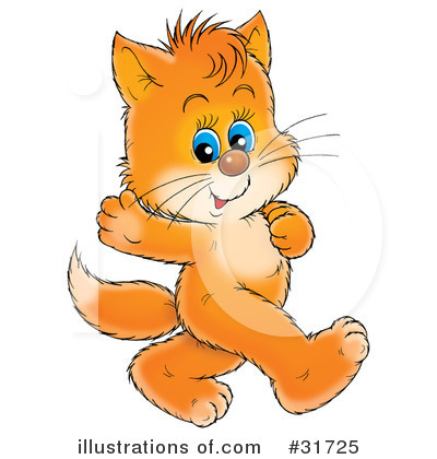 Royalty-Free (RF) Cat Clipart Illustration by Alex Bannykh - Stock Sample #31725