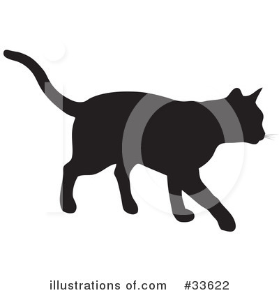 Royalty-Free (RF) Cat Clipart Illustration by KJ Pargeter - Stock Sample #33622