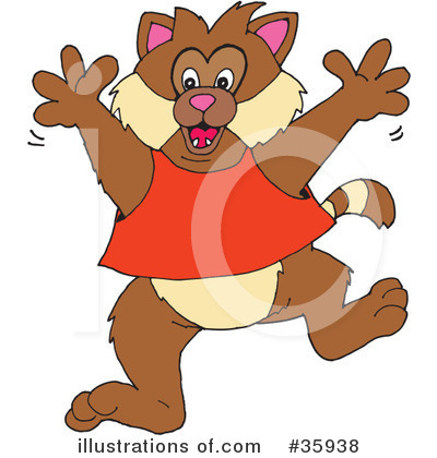 Royalty-Free (RF) Cat Clipart Illustration by Dennis Holmes Designs - Stock Sample #35938
