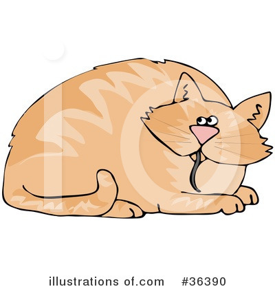 Royalty-Free (RF) Cat Clipart Illustration by djart - Stock Sample #36390