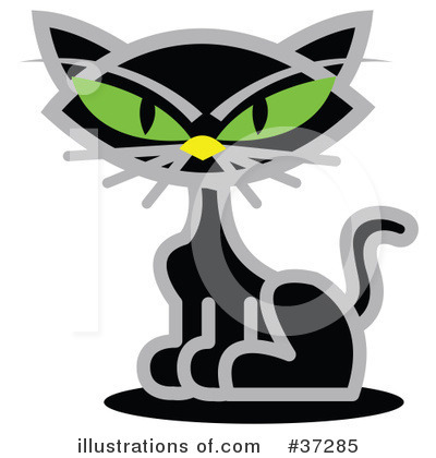 Royalty-Free (RF) Cat Clipart Illustration by Andy Nortnik - Stock Sample #37285