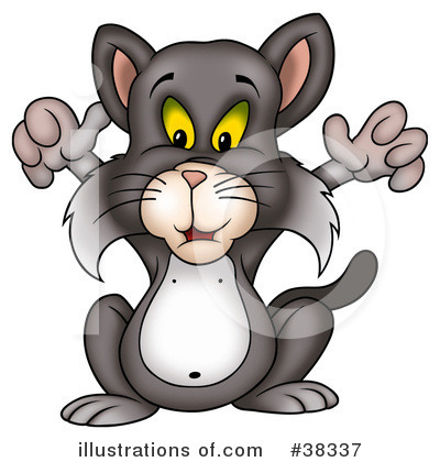 Royalty-Free (RF) Cat Clipart Illustration by dero - Stock Sample #38337