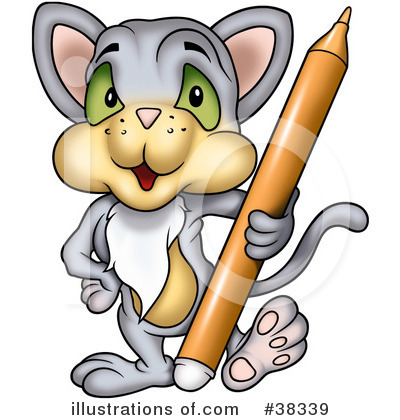 Royalty-Free (RF) Cat Clipart Illustration by dero - Stock Sample #38339