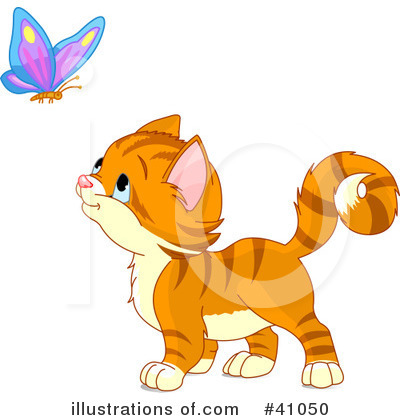 Royalty-Free (RF) Cat Clipart Illustration by Pushkin - Stock Sample #41050