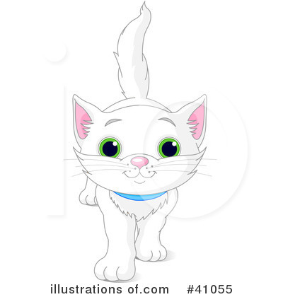 Royalty-Free (RF) Cat Clipart Illustration by Pushkin - Stock Sample #41055