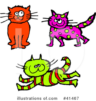 Royalty-Free (RF) Cat Clipart Illustration by Prawny - Stock Sample #41467