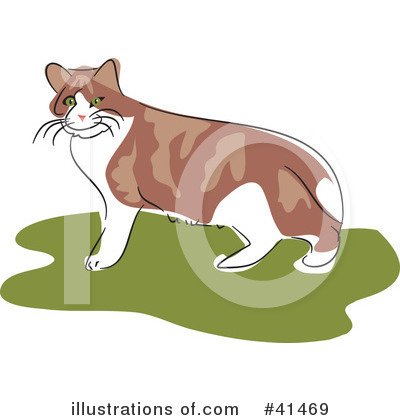 Royalty-Free (RF) Cat Clipart Illustration by Prawny - Stock Sample #41469