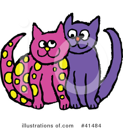 Royalty-Free (RF) Cat Clipart Illustration by Prawny - Stock Sample #41484