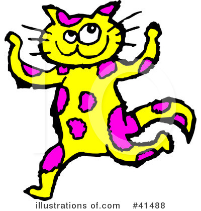 Royalty-Free (RF) Cat Clipart Illustration by Prawny - Stock Sample #41488