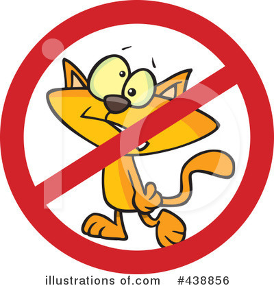 Royalty-Free (RF) Cat Clipart Illustration by toonaday - Stock Sample #438856