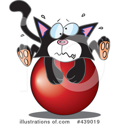 Royalty-Free (RF) Cat Clipart Illustration by toonaday - Stock Sample #439019