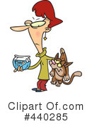Cat Clipart #440285 by toonaday