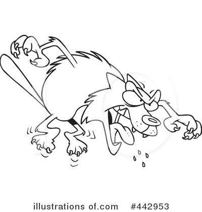 Royalty-Free (RF) Cat Clipart Illustration by toonaday - Stock Sample #442953